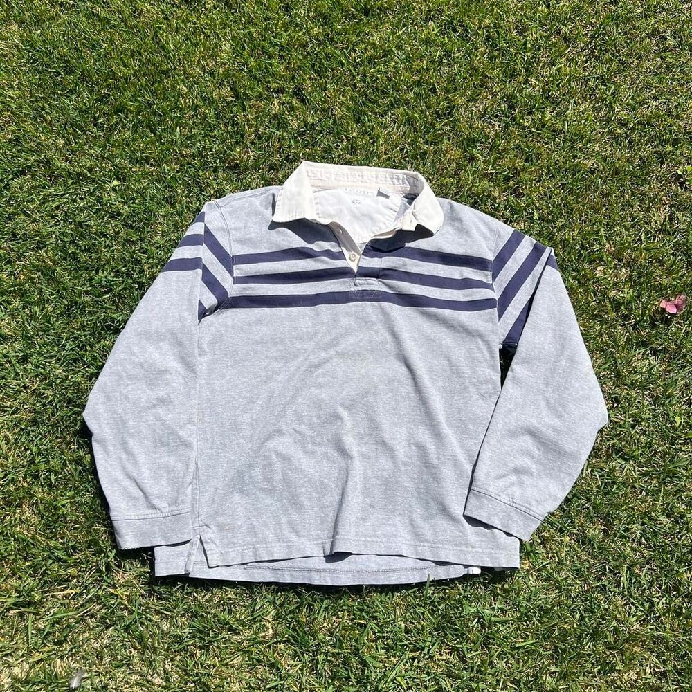 Izod polo y2k striped collar men’s size L Large